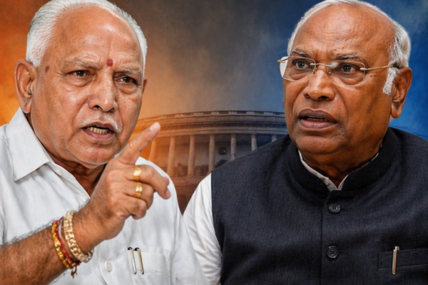ಖರ್ಗೆ ಹೇಳಿಕೆ ವಿವಾದ: ಯಡಿಯೂರಪ್ಪ ಕಠಿಣ ಪ್ರತಿಕ್ರಿಯೆ