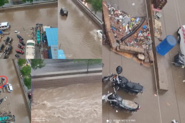 ಯಾದಗಿರಿಯಲ್ಲಿ ಭಾರಿ ಮಳೆ ಅಬ್ಬರ – ಜಲಾವೃತ ರಸ್ತೆಗಳು, ಸಾರ್ವಜನಿಕರ ಆಕ್ರೋಶ