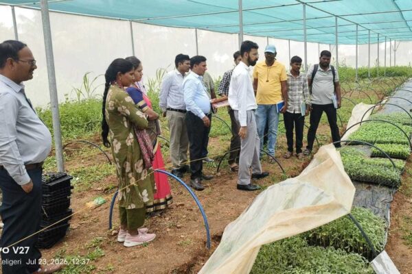 ವಡಗೇರಾದ ಕಲಿಕೆ ಜೀವನೋಪಾಯ ಯೋಜನೆ ಪರಿಶೀಲಿಸಿದ ಸಿಇಒ ಲವೀಶ್ ಓರಡಿಯ