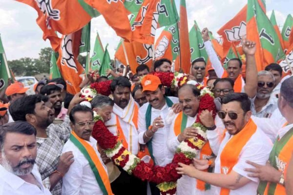 ಬಿಜೆಪಿ ಪಾದಯಾತ್ರೆಯಲ್ಲಿ ರಾಚಣ್ಣಗೌಡ ಮುದ್ನಾಳ್: 2028ರ ಗೆಲುವಿನ ವಿಶ್ವಾಸ