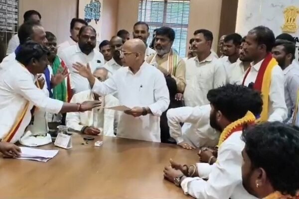 ಬರಗಾಲ ಸಮಸ್ಯೆ ಆಲಿಸುವಲ್ಲಿ ತಾಳ್ಮೆ ಕಳೆದುಕೊಂಡ ಸಚಿವ ಪಾಟೀಲ್