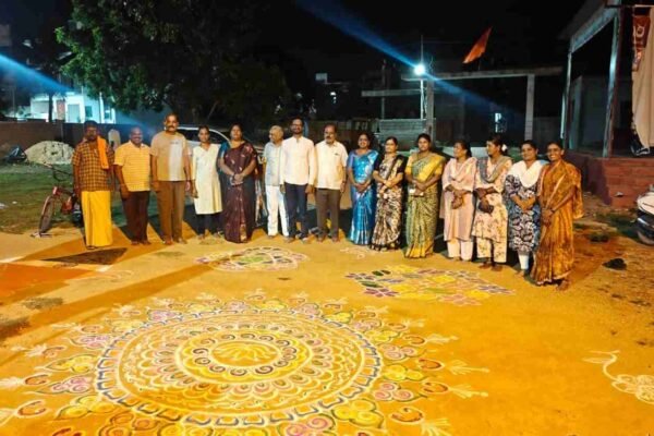 ಯಾದಗಿರಿಯಲ್ಲಿ ‘ರಂಗೋಲಿ ರಾಷ್ಟ್ರ’ ಕಾರ್ಯಕ್ರಮ: ಬೃಹತ್ ರಂಗೋಲಿಗಳ ಮೂಲಕ ದೇಶಭಕ್ತಿ ಜಾಗೃತಿ